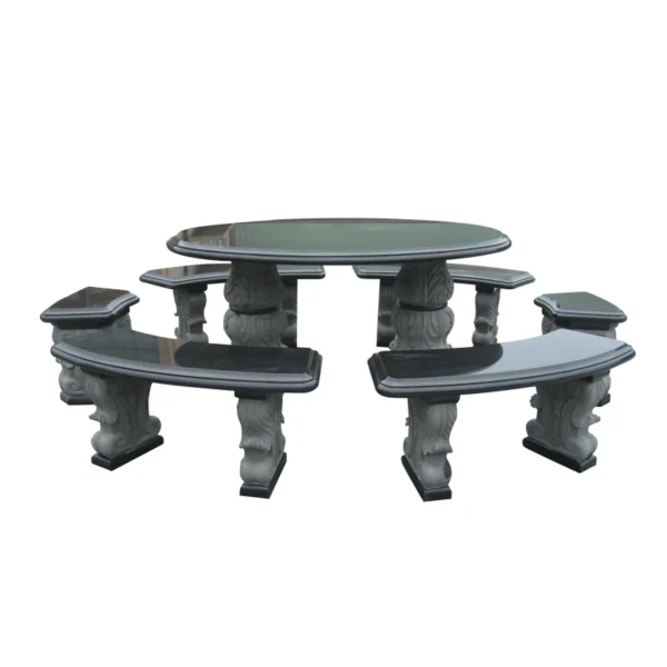 Stone Table and Chairs